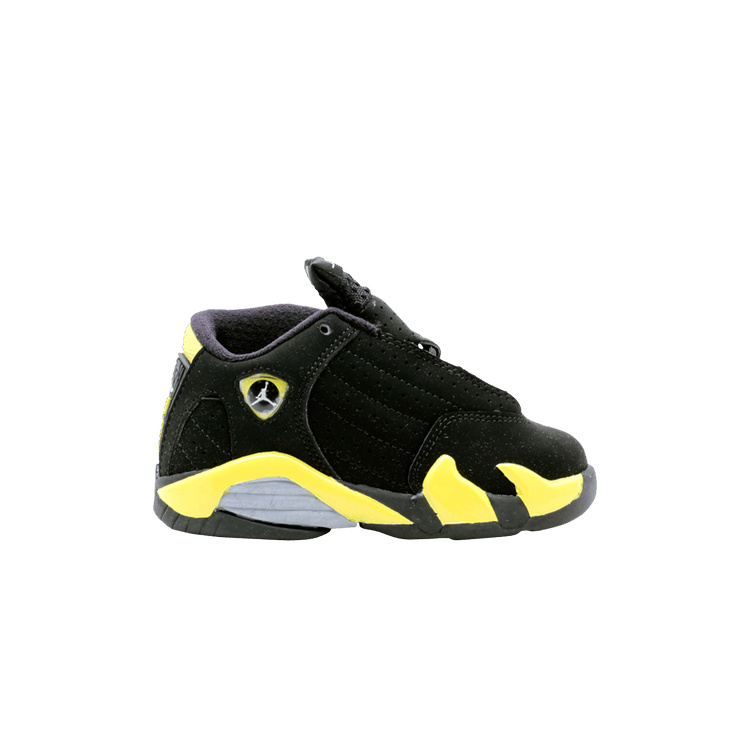 Air Jordan 14 Retro BT 'Thunder' — Black/Vibrant Yellow/White