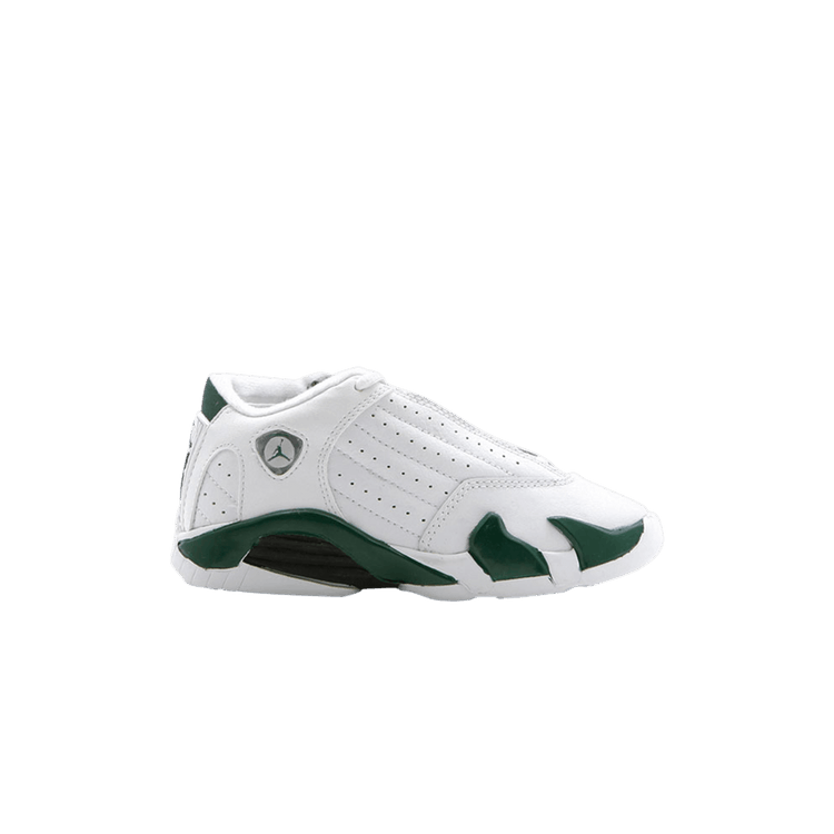 Air Jordan 14 Retro TD 'Dark Forest' — White/Dark Forest/Light Graphite