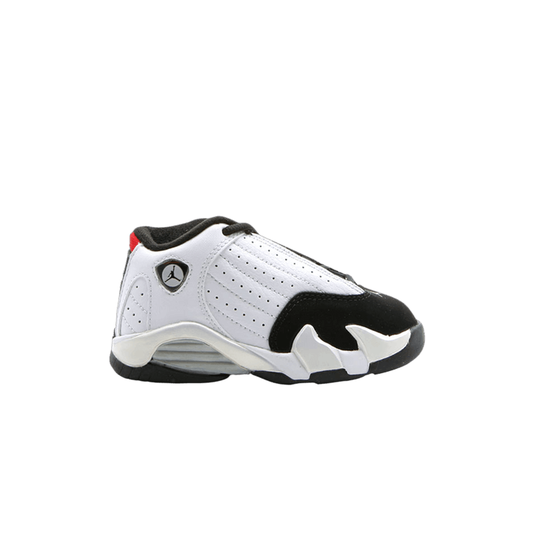 Air Jordan 14 Retro Low TD 'Black Toe' 2006 — White/Black/Varsity Red/Metallic Silver