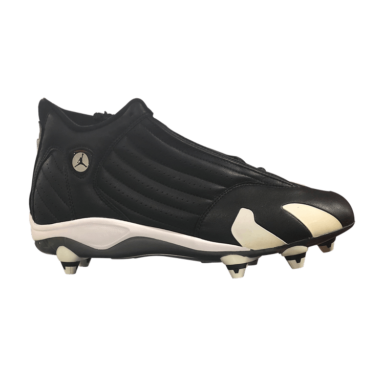Air Jordan 14 Retro D Cleat 'Black' — Black/White
