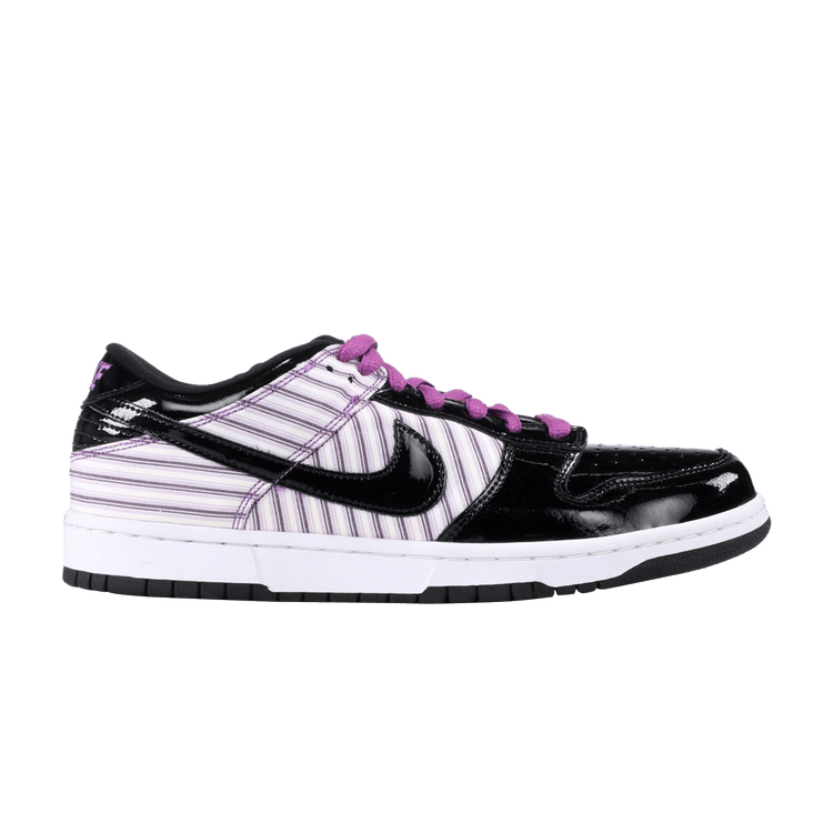 Nike Dunk Low Pro SB PL 'Purple Avenger' — White/Black-Hyacinth