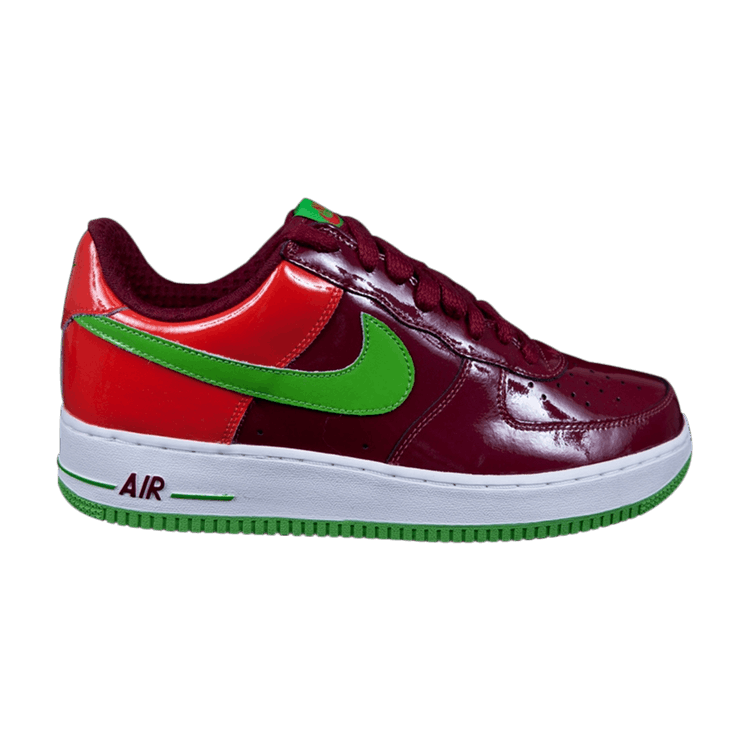 Nike Air Force 1 Premium 'Kiwi' — Team Red/Green Bean-Max Orange