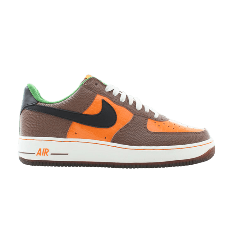Nike Air Force 1 Premium 'Super Bowl' — Shock Orange/Black-Bison