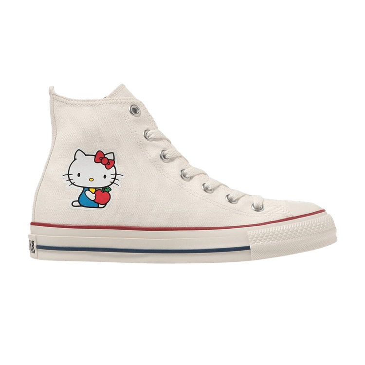 Hello Kitty x Converse Chuck Taylor All Star High 'Apple' — White/Natural