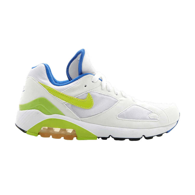 Nike Wmns Air Max 180 Classic — white/hot lime-blue sapphire