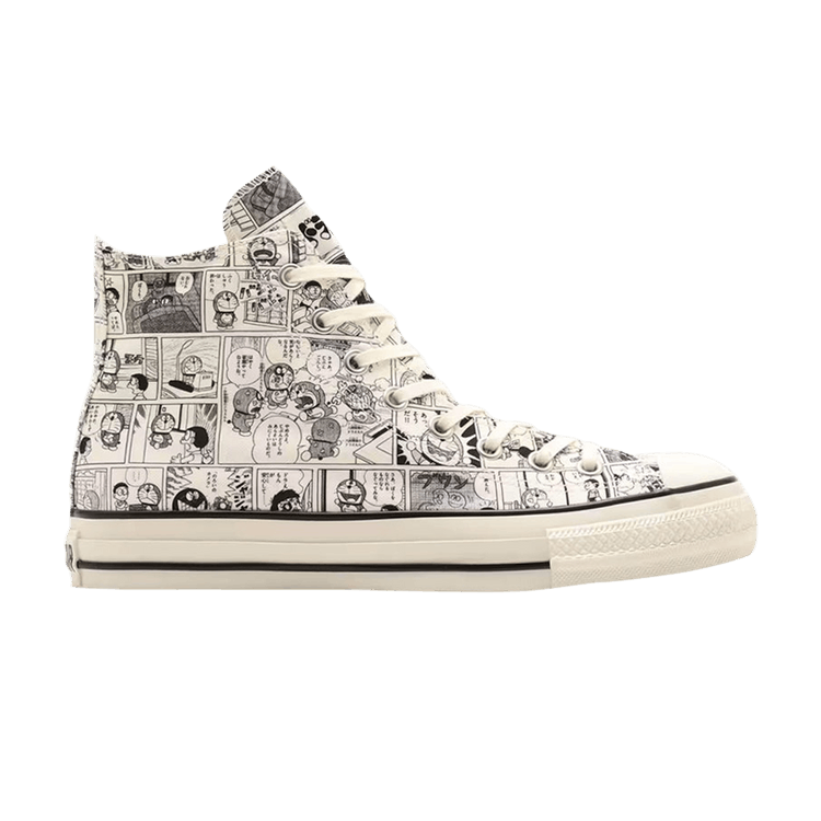 Doraemon x Converse Chuck Taylor All Star Aged CP High '55th Anniversary Pack' — Black/White