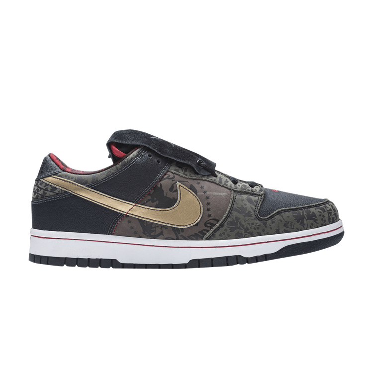 Nike Dunk Low Premium SB 'SBTG' — Sable Green/Metallic Gold