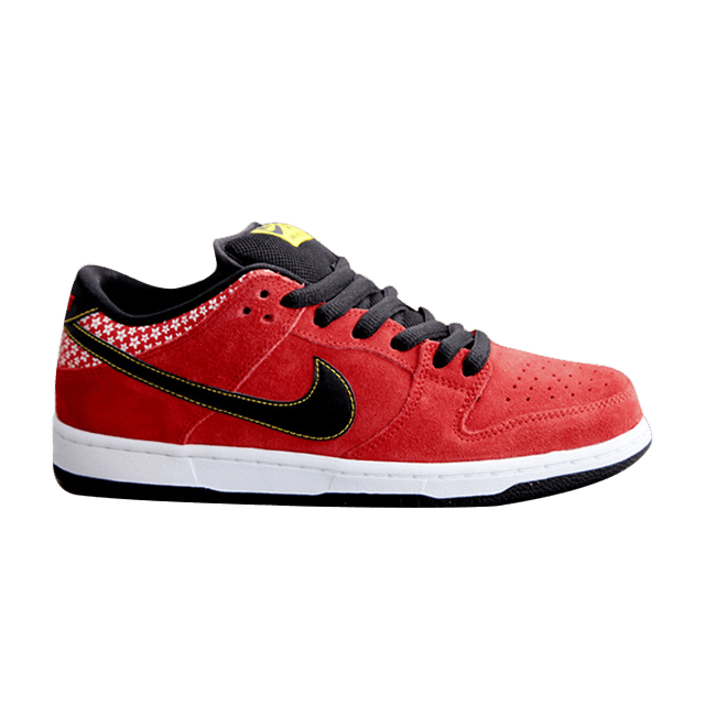 Nike Dunk Low Premium SB 'Firecracker' — Challenge Red/Black-White