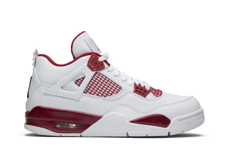Air Jordan 4 Retro 'Alternate 89' — White/Black/Gym Red