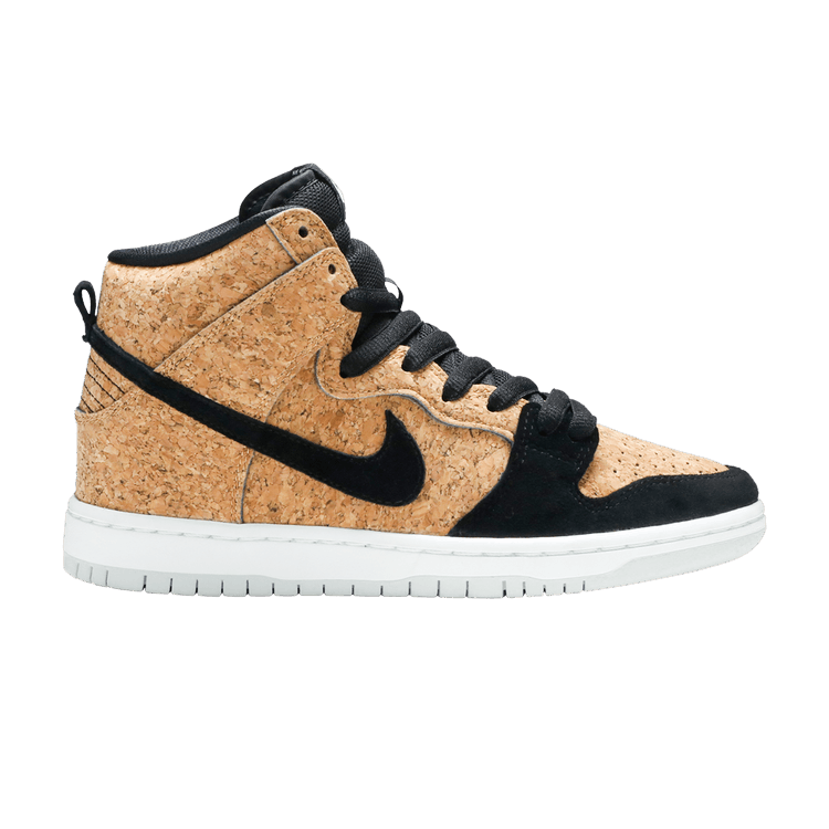 Nike Dunk High Premium SB 'Cork' — Black/Hazelnut/White/Black