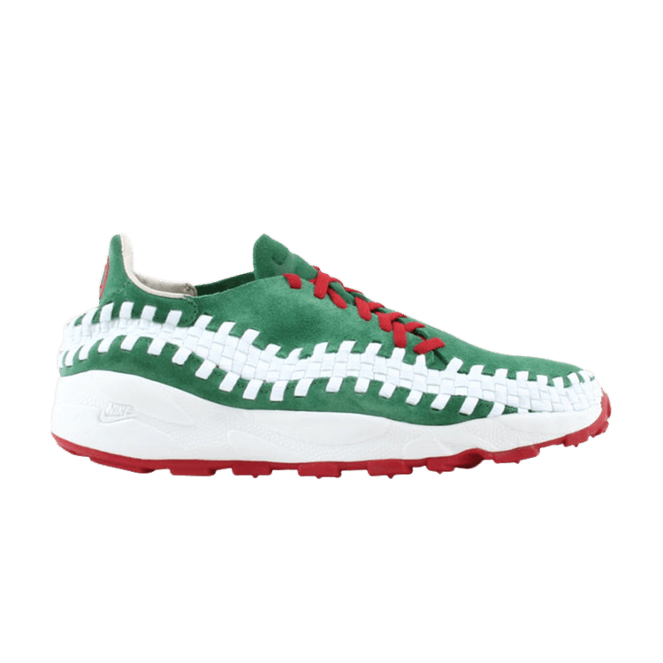 Nike Air Footscape Woven 'Mexico World Cup' — Pine Green/White-Sport Red