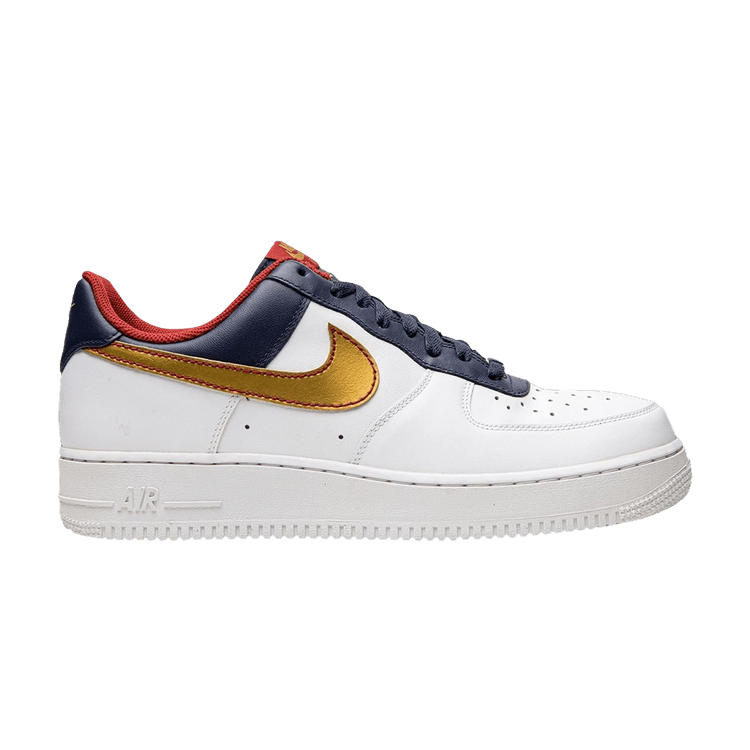 Nike Air Force 1 '06 GS 'Barkley Pack - Barcelona' — White/Metallic Gold/Midnight Navy