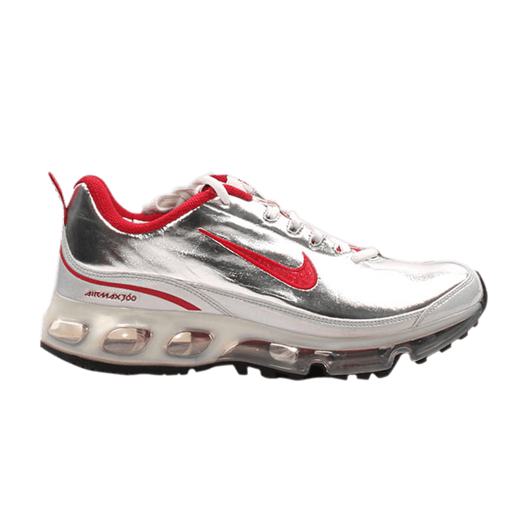 Nike Air Max 360 'Metallic Silver Red' — Metallic Silver/University Red/White