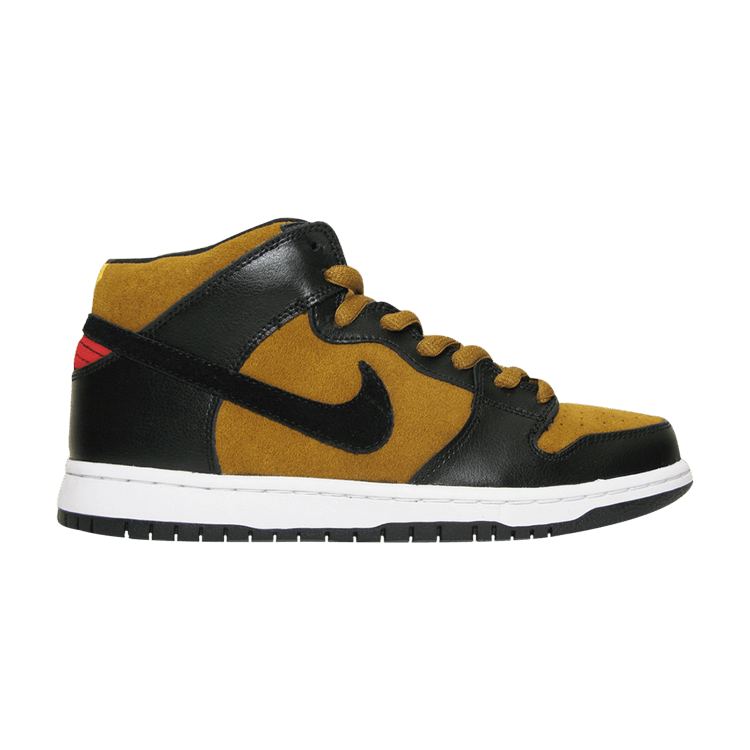 Nike Dunk Mid Pro Sb — Golden Hops/Black-Varsity Red