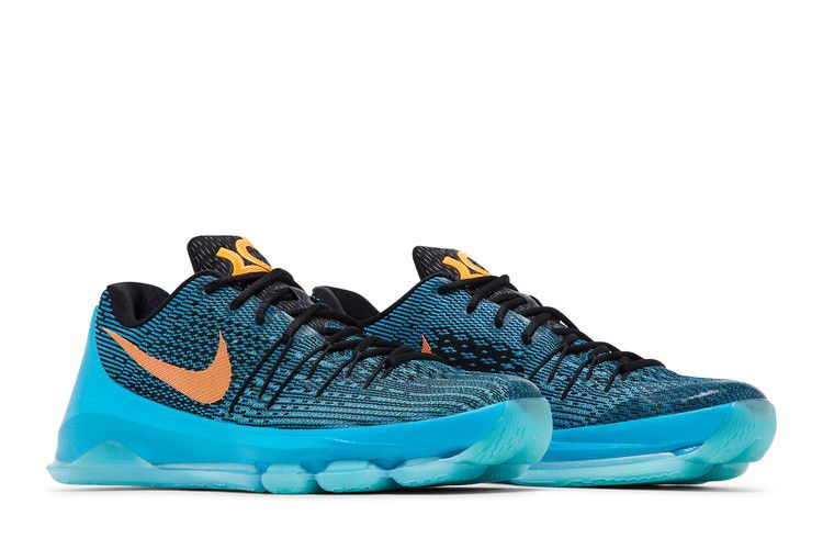 Nike KD 8 'Road Game' — Blue Lagoon/Black-Tide Pool Blue-Bright Citrus