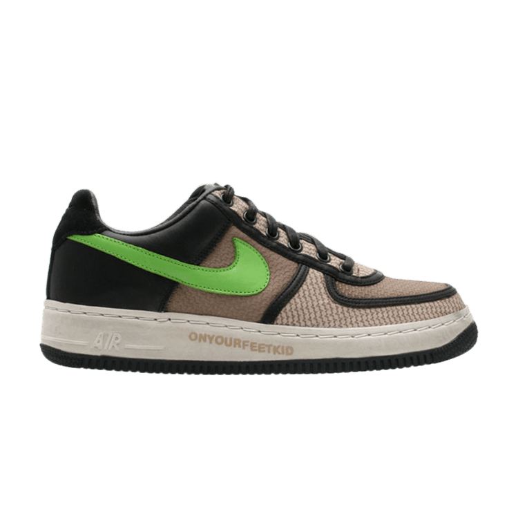 UNDFTD x Nike Air Force 1 Insideout Priority — Black/Green Bean-Light Brown-Dark Stone