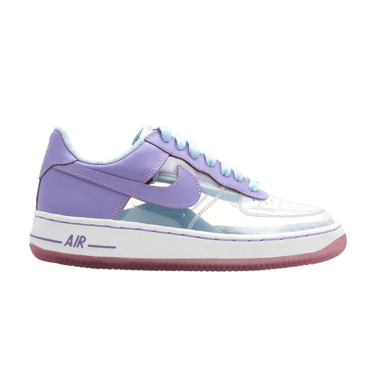 Nike Wmns Air Force 1 Premium — Clear/Light Iris-Ice Blue