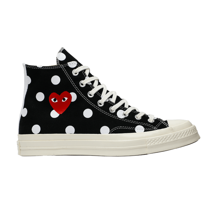 Comme des Garçons x Converse Chuck Taylor All Star 70 Hi 'Black Polka Dot' — Black