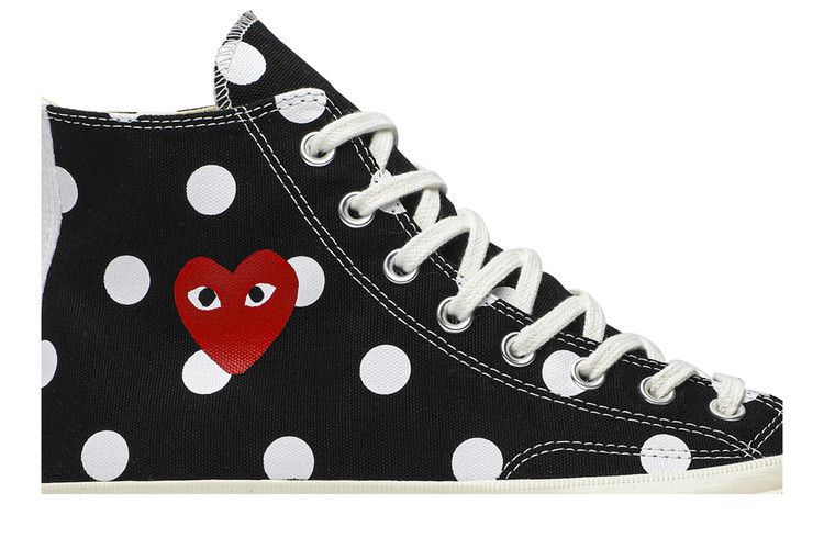Comme des Garçons x Converse Chuck Taylor All Star 70 Hi 'Black Polka Dot' — Black