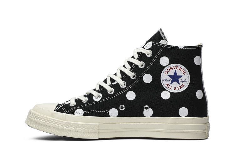 Comme des Garçons x Converse Chuck Taylor All Star 70 Hi 'Black Polka Dot' — Black