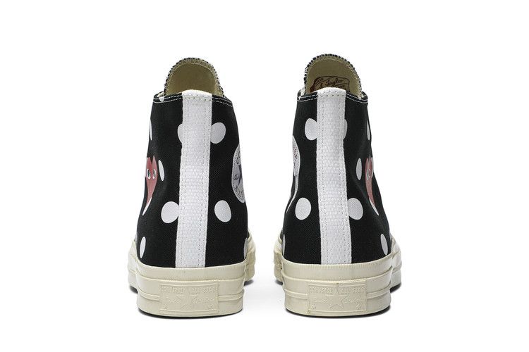 Comme des Garçons x Converse Chuck Taylor All Star 70 Hi 'Black Polka Dot' — Black