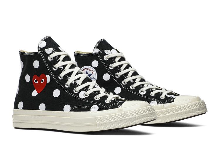 Comme des Garçons x Converse Chuck Taylor All Star 70 Hi 'Black Polka Dot' — Black
