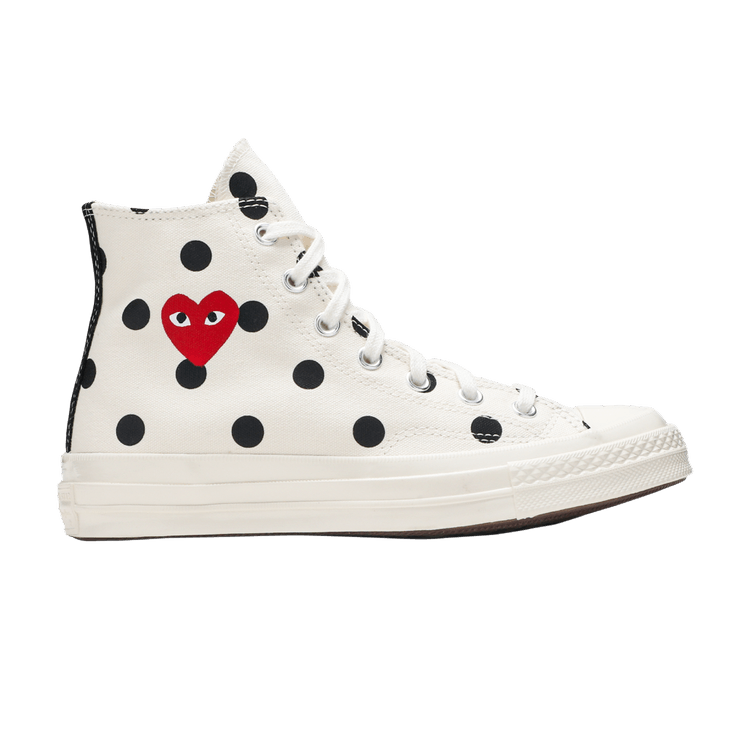 Comme des Garçons x Converse Chuck Taylor All Star 70 Hi 'White Polka Dot' — White