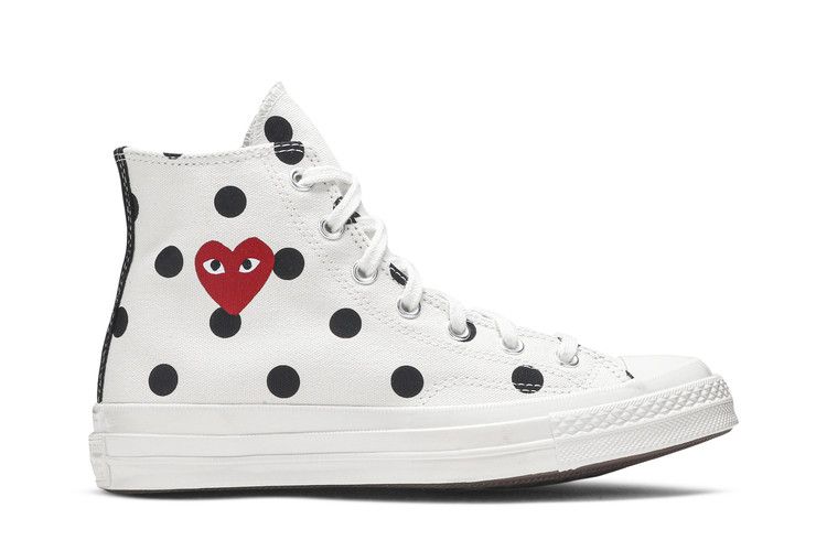 Comme des Garçons x Converse Chuck Taylor All Star 70 Hi 'White Polka Dot' — White