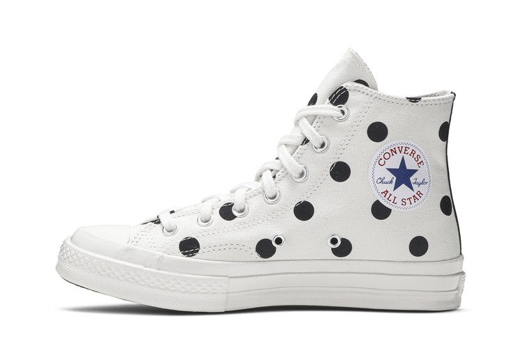 Comme des Garçons x Converse Chuck Taylor All Star 70 Hi 'White Polka Dot' — White