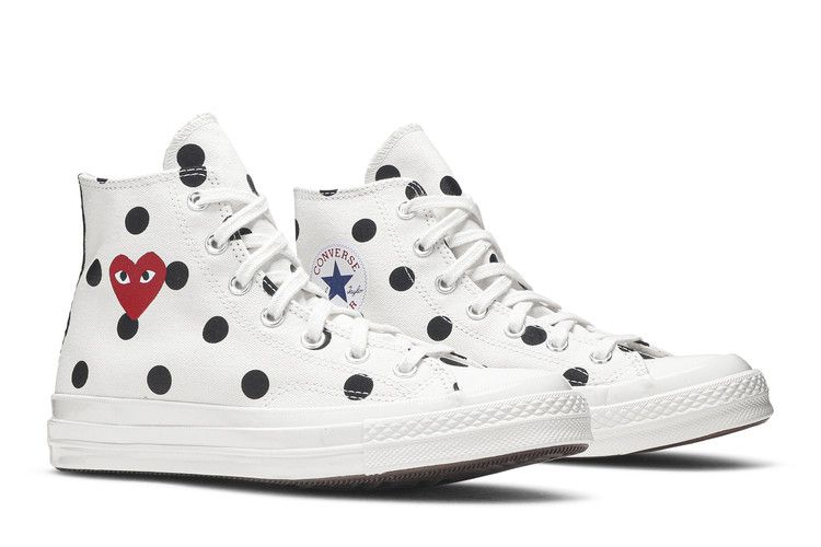 Comme des Garçons x Converse Chuck Taylor All Star 70 Hi 'White Polka Dot' — White