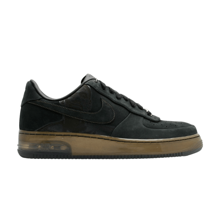 Nike Air Force 1 Supreme 07 LeBron 'New Six' — Black/Black-Metallic Gold