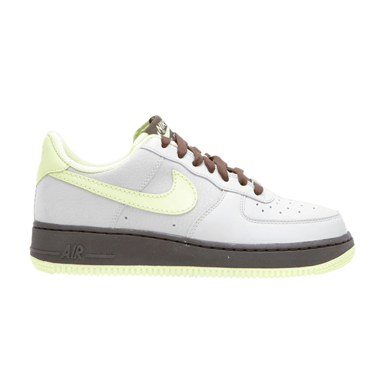 Nike Wmns Air Force 1 '07 'Granite' — Granite/Lime-Dark Cinder