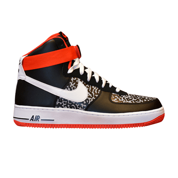 Nike Air Force 1 High '07 'Poison Dart Frog' — Black/White/Wolf Grey/White