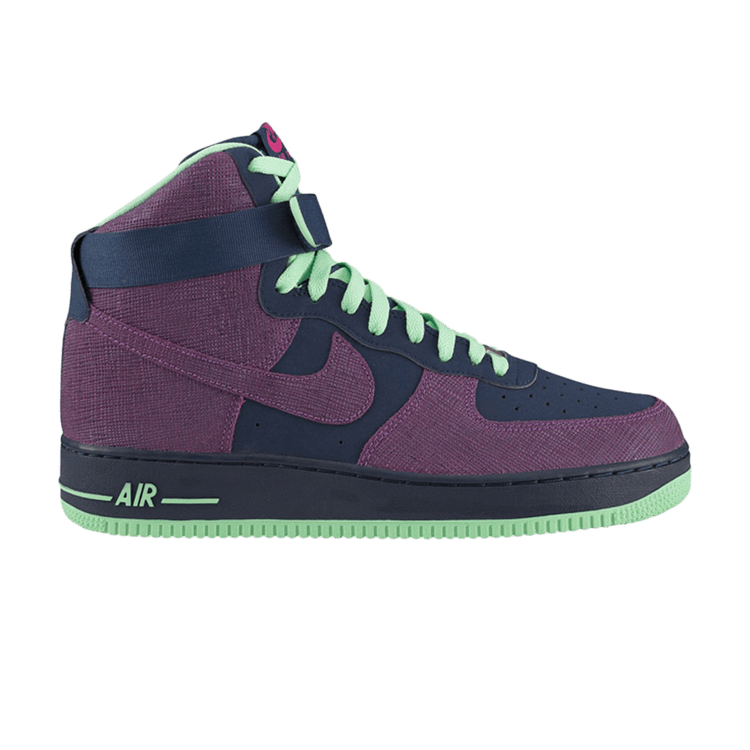 Nike Air Force 1 High '07 'Brave Blue Cherrywood' — Brave Blue/Cherrywood Red-Glow Green