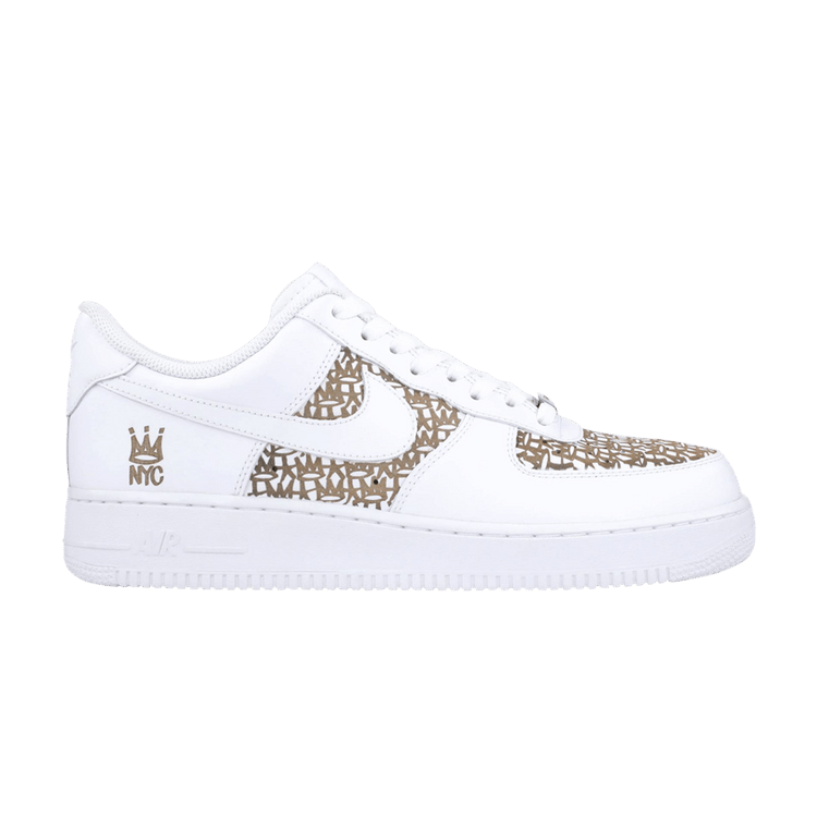 Haze x Nike Air Force 1 '07 'Laser NYC' Custom — White/White