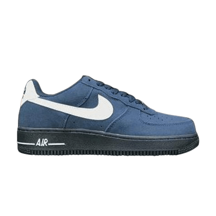 Nike Air Force 1 Low Suede 'Obsidian' — Obsidian/White