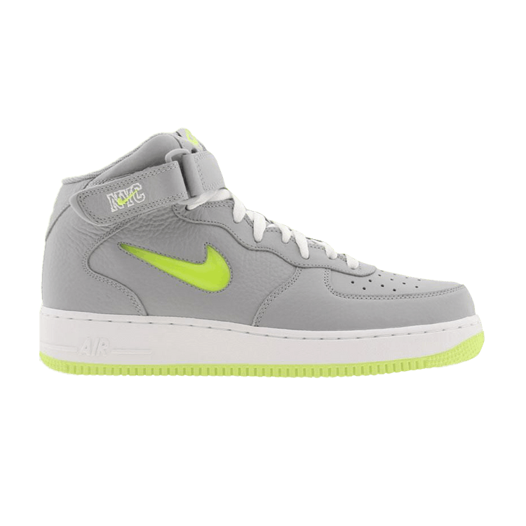 Nike Air Force 1 Mid '07 'Wolf Grey Volt' — Wolf Grey/Volt/White