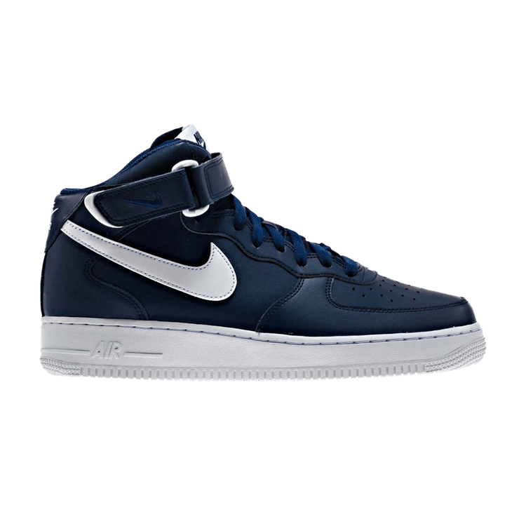 Nike Air Force 1 Mid '07 'Midnight Navy Blue' — Midnight Navy Blue/White