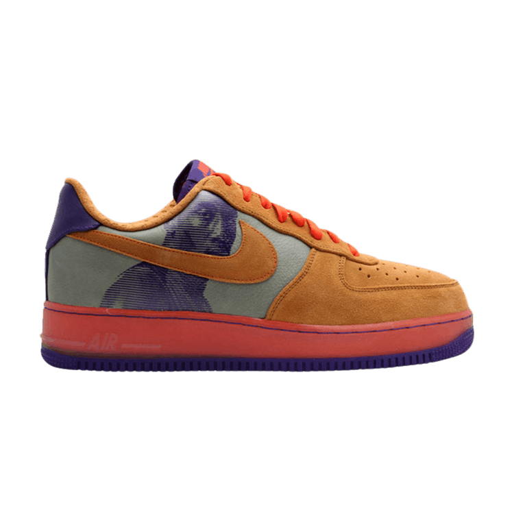 Nike Air Force 1 Premium 07 Amare 'New Six' — Dark Stucco/Miners Gold-Court Purple