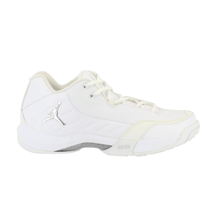 Air Jordan Show'M Low 'White Metallic Silver' — White/Metallic Silver