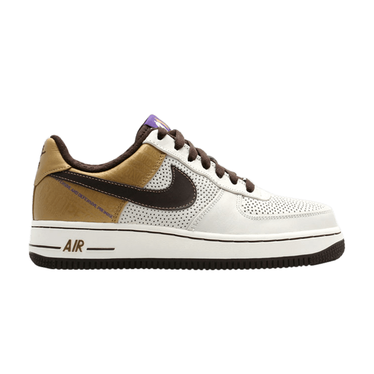 Nike Air Force 1 Premium GS 'Original Six' — sail/baroque brown-metallic gold