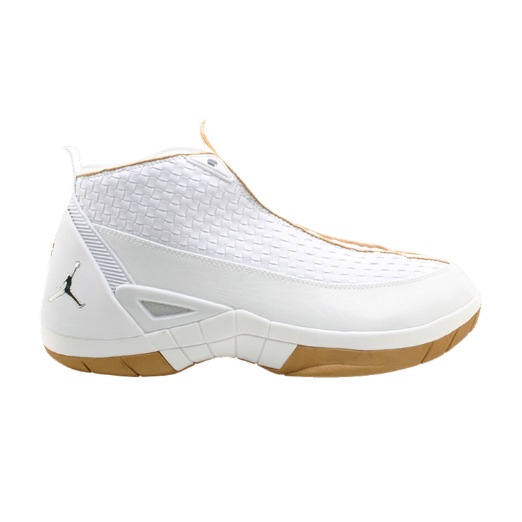 Air Jordan 15 SE 'White Gold' — White/Metallic Silver/Miners Gold