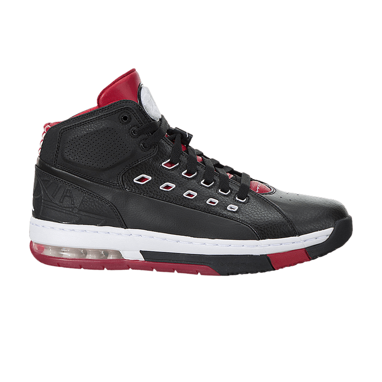 Air Jordan Ol' School 'Bred' — Black/Metallic Silver-Varsity Red