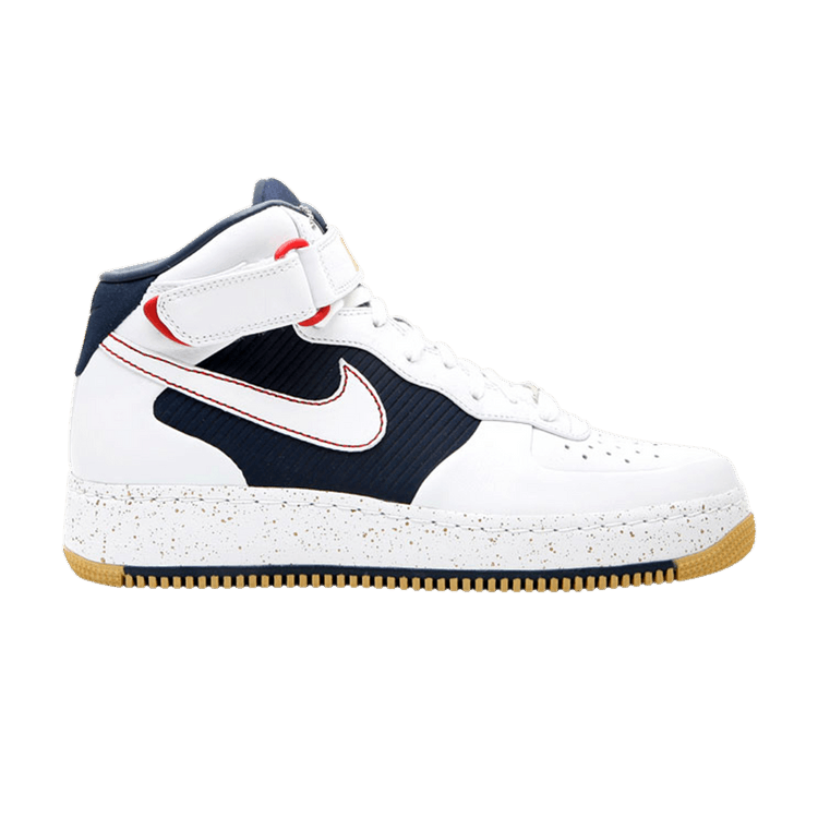 Nike Air Force 1 Mid Supreme MCO CB 'Barkley Pack' — White/White-Midnight Navy-Varsity Red