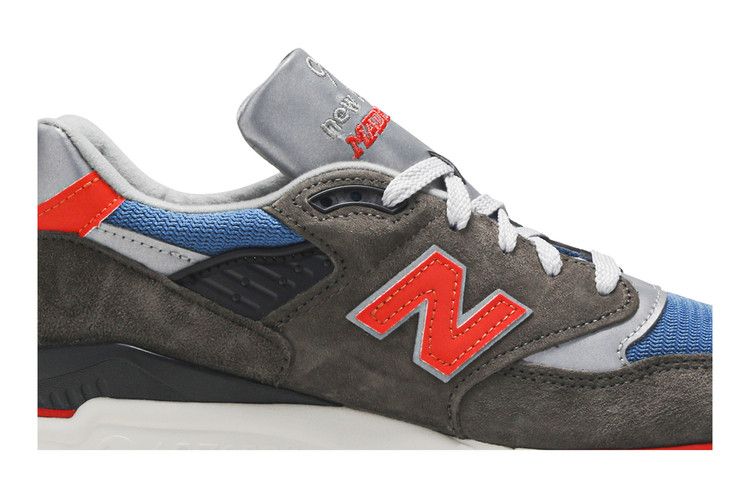 J. Crew x New Balance 998 Made in USA 'Grey Blue Orange' — Grey/Blue/Orange