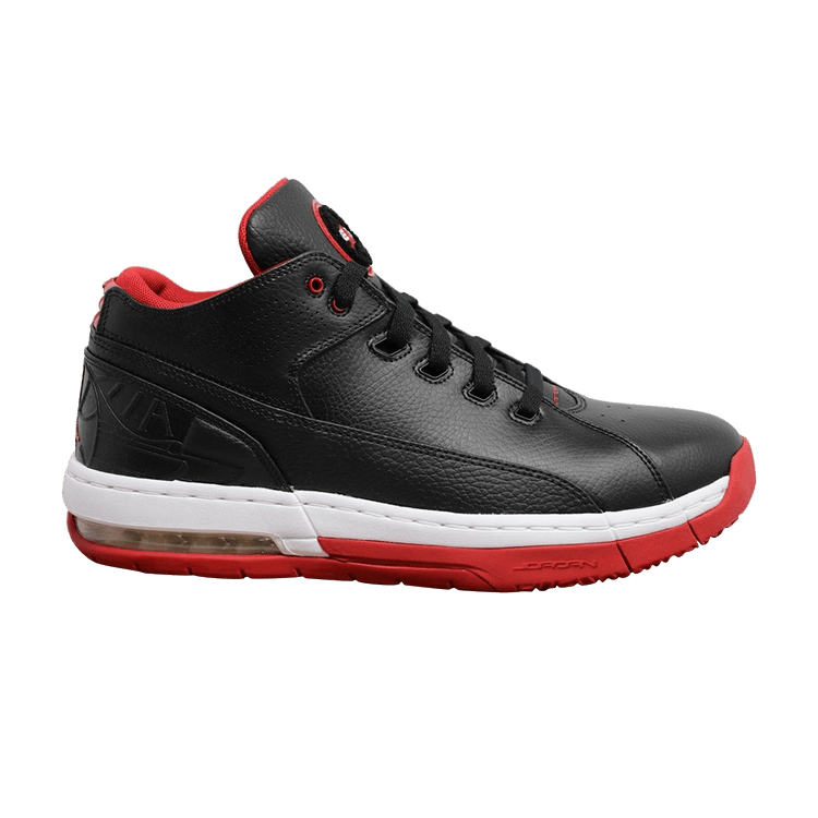 Air Jordan Ol' School Low 'Bred' — Black/Gym Red-White