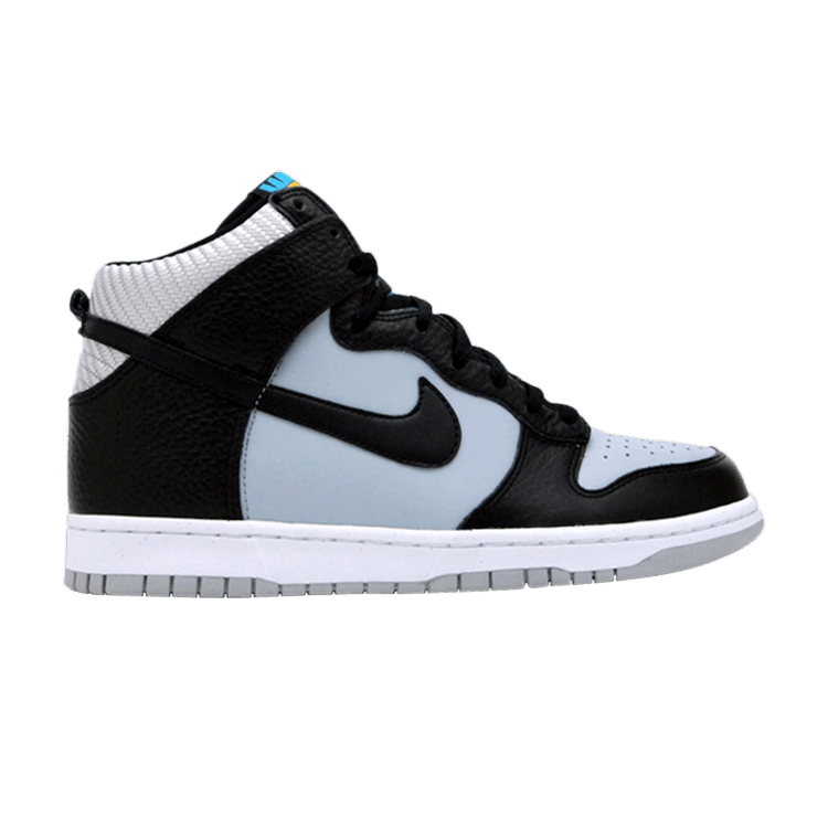 Nike SB Dunk High 'Washington' — Wolf Grey/Black-Turquoise Blue