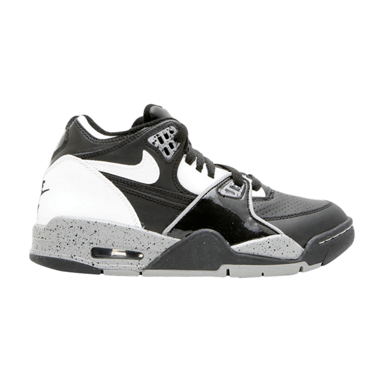 Nike Air Flight 89 Gs — Black/White-Medium Grey