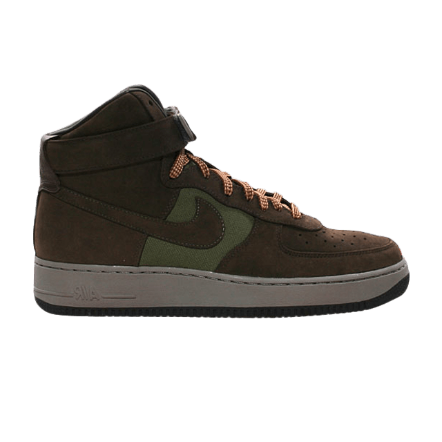Nike Air Force 1 High Premium 'Bobbito' — Army Olive/Brq Brown-Sft Gry