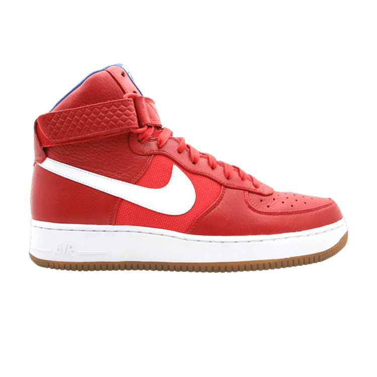 Nike Air Force 1 High Premium 'Bobbito' — sport red/white-varsity royal